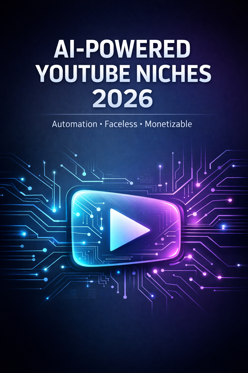 AI-Powered YouTube Niches for 2026: Automated Channel Ideas That Actually Monetize