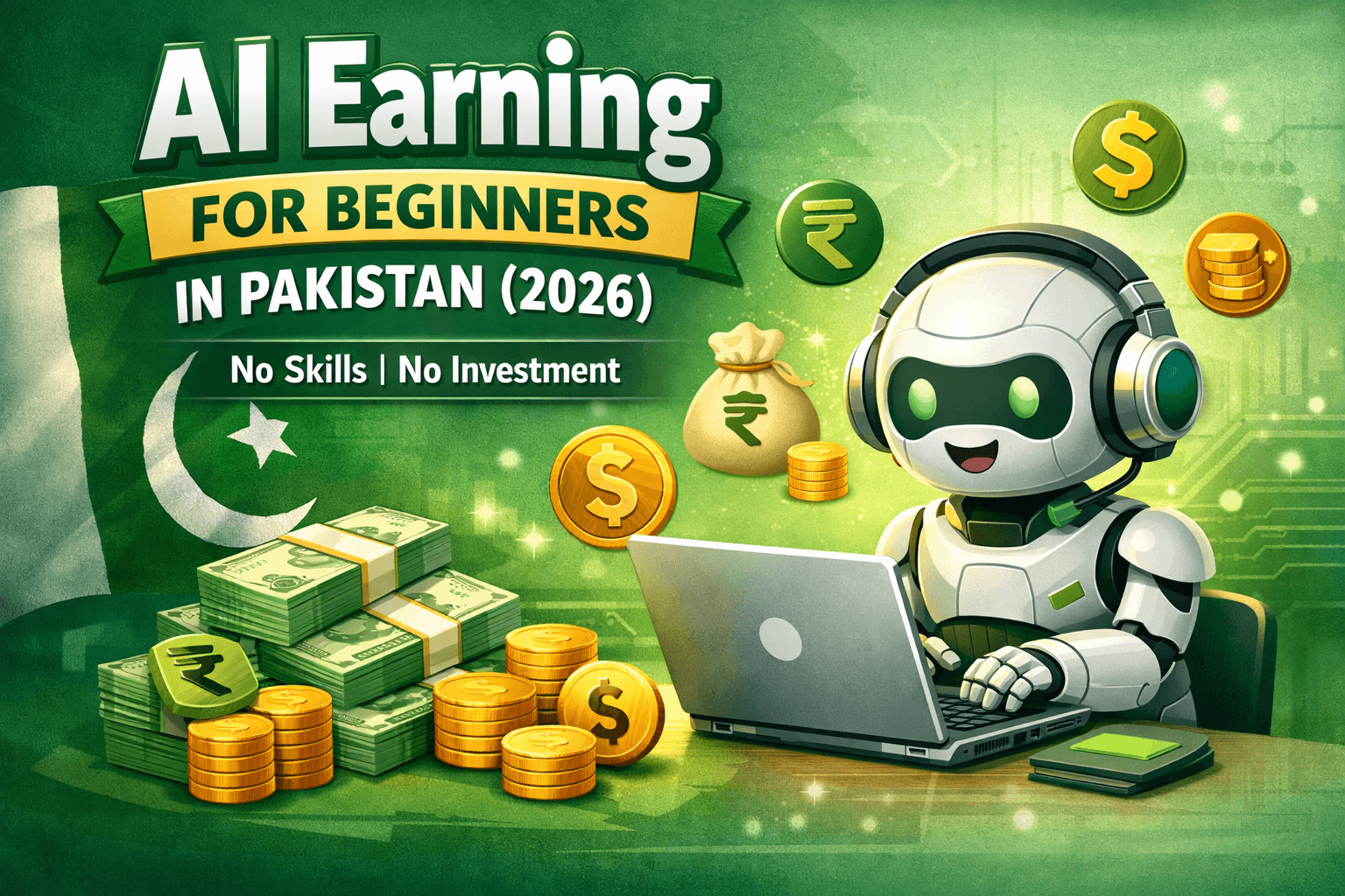 AI Earning for Beginners in Pakistan (Step-by-Step Guide That Actually Works in 2026)