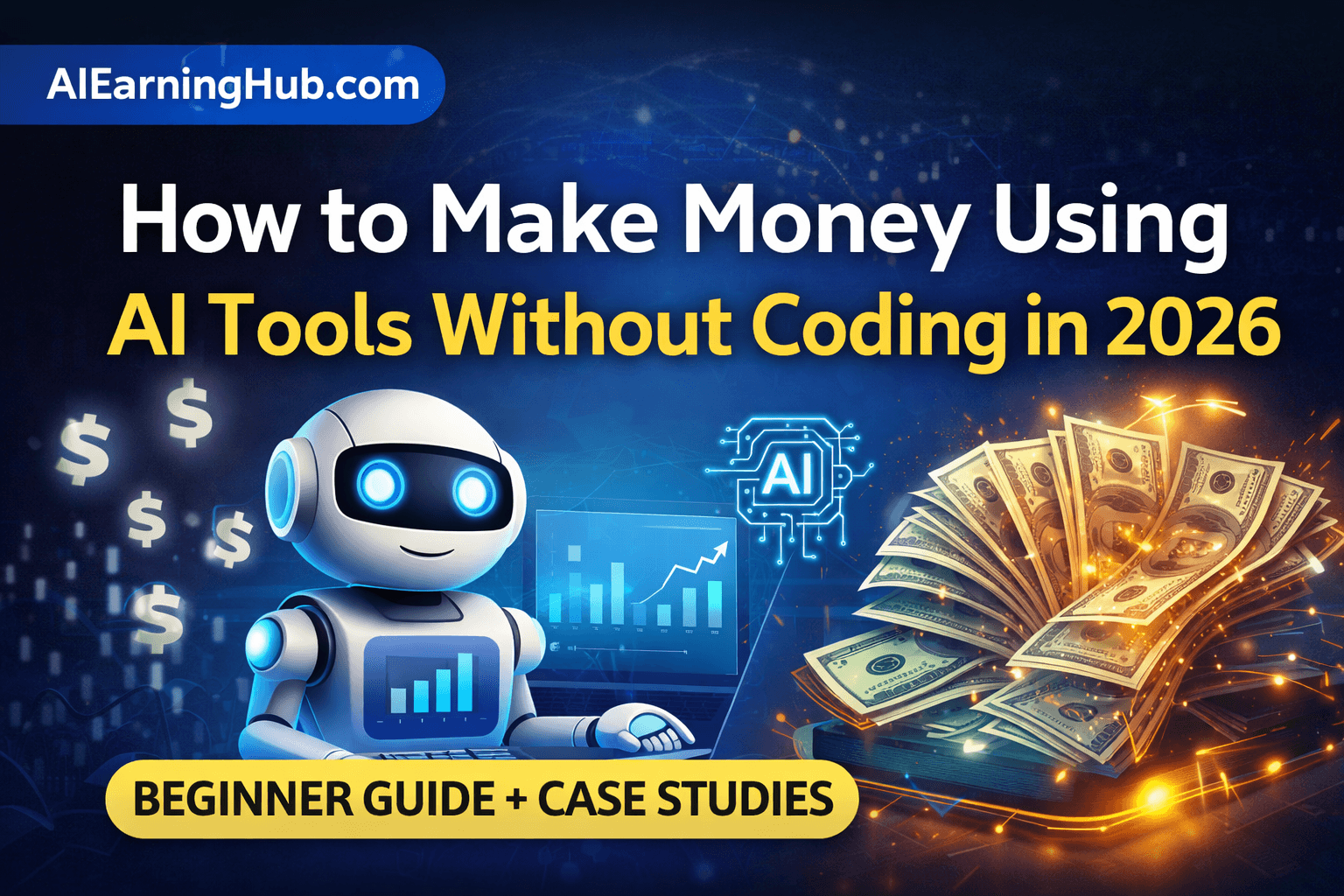 How to Make Money Using AI Tools Without Coding (Real Methods That Worked for Me in 2026)
